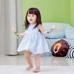 Classic World Ahşap Marakas - Turuncu