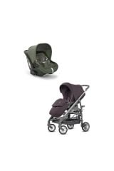 Inglesina Trilogy Tek El Katlanır Bebek Arabası + Darwin Recline Yatabilen Ana Kucağı - Tribeca
