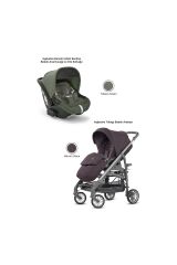 Inglesina Trilogy Tek El Katlanır Bebek Arabası + Darwin Recline Yatabilen Ana Kucağı - Tribeca