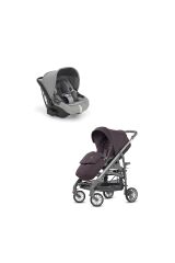 Inglesina Trilogy Tek El Katlanır Bebek Arabası + Darwin Recline Yatabilen Ana Kucağı - Satin