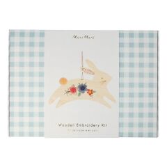 Meri Meri - Bunny Embroidery Kit - Tavşanlı Nakış İşleme Seti