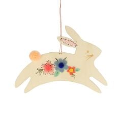 Meri Meri - Bunny Embroidery Kit - Tavşanlı Nakış İşleme Seti