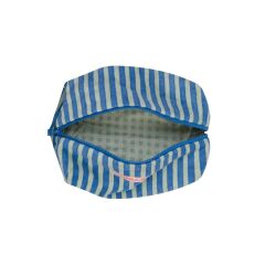 Jera Mini Makyaj Çantası, Yeşil/Mavi