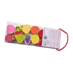 Classic World Ahşap Boncuk Dizme Oyunu - Meyveler