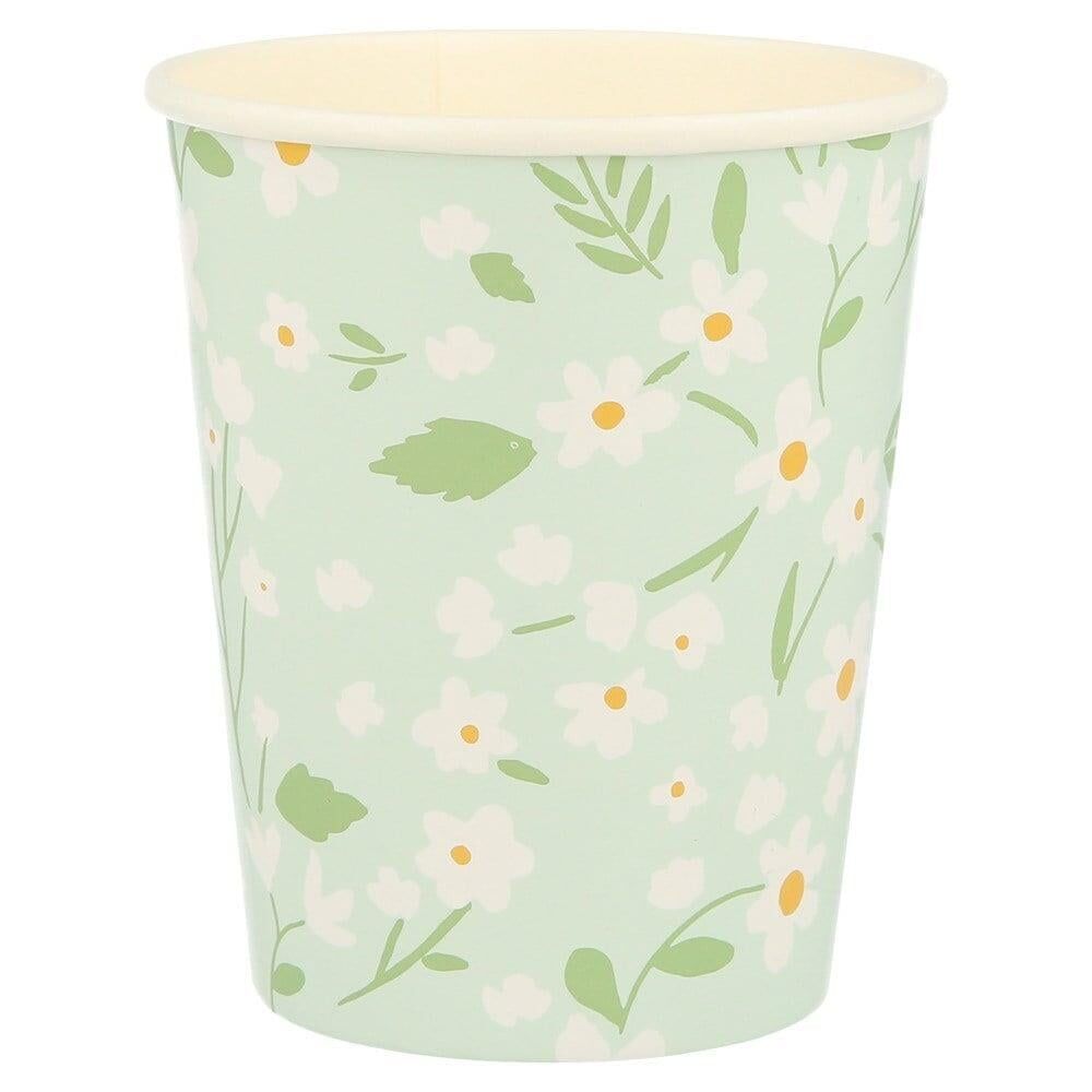 Meri Meri - Ditsy Floral Cups - Çiçekli Bardaklar - 12'Li