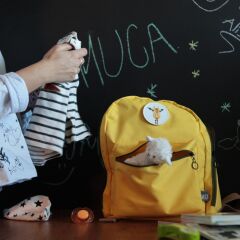 Bebek Bakım Sırt Çantası, Sarı Gogi (Setsiz)