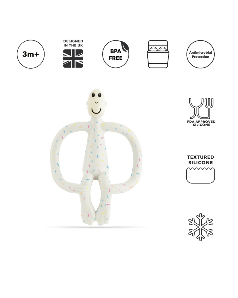 Matchstick Monkey Silkon Dis Kasiyici / Monkey (Konfeti) * Limited Edition