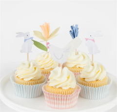 Meri Meri - Easter Cottage Cupcake Kiti - 24 Adet