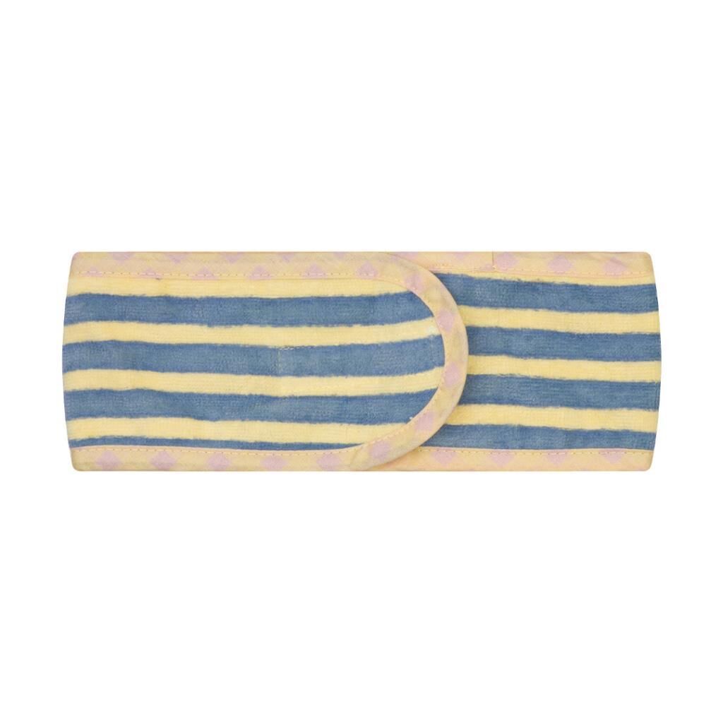Jera Mini Havlu Saç Bandı, Sarı/Mavi