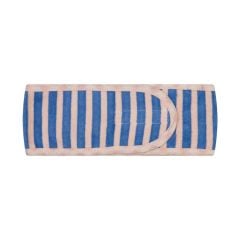 Jera Mini Havlu Saç Bandı, Pembe/Mavi