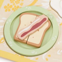 Classic World Ahşap Vintage Kahvaltı Seti