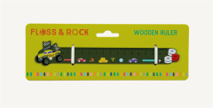 Floss and Rock Ahşap Cetvel / Cars
