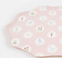 Meri Meri - Easter Cameo Tabaklar - L - 8 Adet