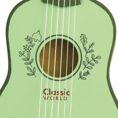 Classic World Ahşap Vintage Gitar