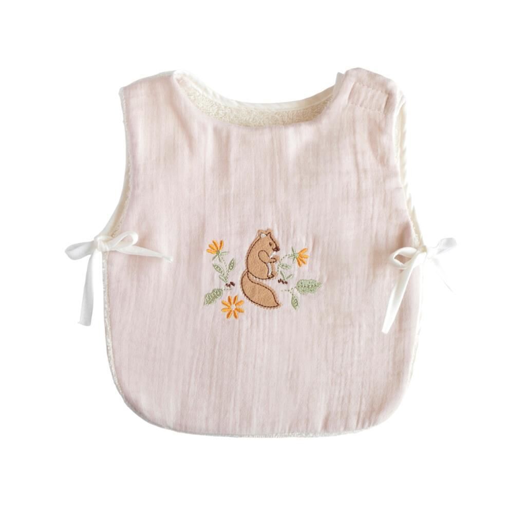 Lille Trove Müslin Önlük, Bej (0-6 Ay)