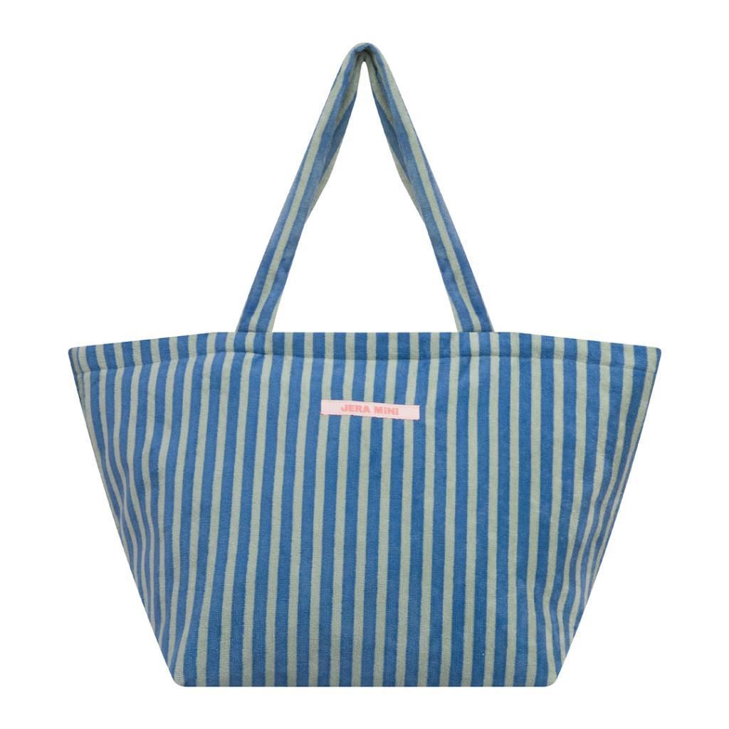 Jera Mini Plaj Çantası, Yeşil/Mavi