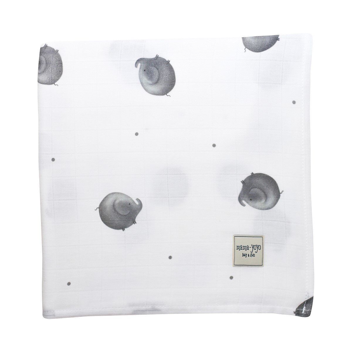 Mama Yoyo Müslin Örtü (120x120), Tombul Fil
