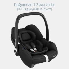 Maxi-Cosi Cabrio Fix I-Size Bebek Oto Koltuğu (0-13 kg), Essential Black