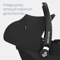 Maxi-Cosi Cabrio Fix I-Size Bebek Oto Koltuğu (0-13 kg), Essential Black