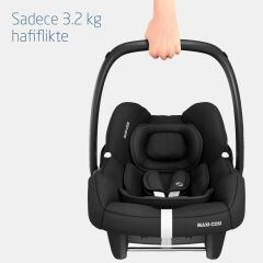 Maxi-Cosi Cabrio Fix I-Size Bebek Oto Koltuğu (0-13 kg), Essential Black