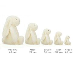 Jellycat Tavşan Uyku Arkadaşı, Wheat Flufflet, Buğday (Küçük)
