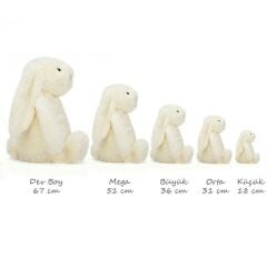 Jellycat Tavşan Uyku Arkadaşı, Oat Flufflet, Yulaf (Küçük)