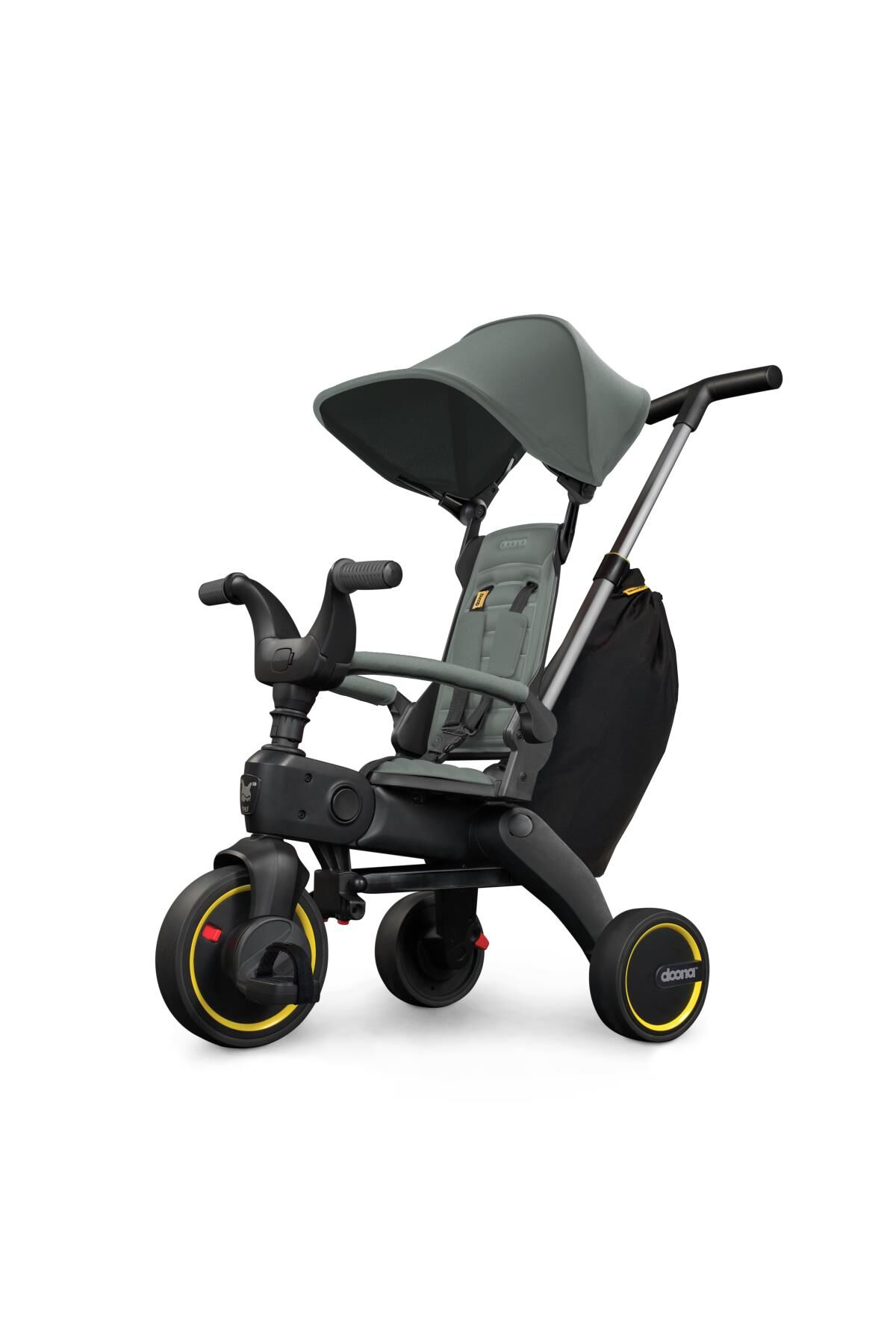 Doona Liki Trike Tek Parça Katlanır 3 Tekerlekli Bebek Bisikleti S3 - Slate Green