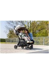 Inglesina Now Kendiliğinden Katlanan Tek Hamlede Açılan Kabin Boy Bebek Arabası - Shot Beige