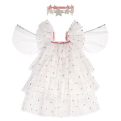 Meri Meri - Sequin Tulle Angel Costume - 5 - 6 Years - Tül Melek Elbise - 5-6 Yaş