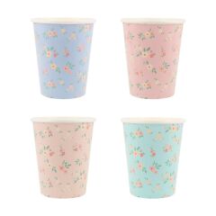 Meri Meri - Vintage Ditsy Bardaklar - 8 Adet