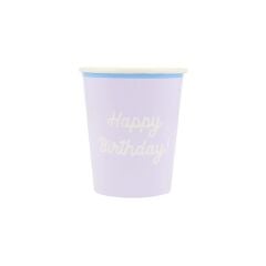 Meri Meri - Happy Birthday Bardaklar - 8 Adet