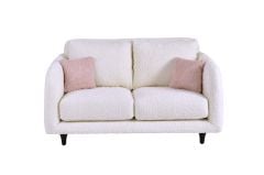 Pietra Beyaz 2'li Koltuk, Pembe Kırlent
