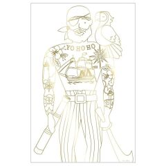 Meri Meri - Pirate Colouring Posters - Korsan Boyamalı Poster