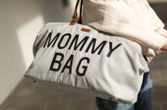 Mommy Bag Çanta, Kanvas Gri