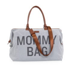 Mommy Bag Çanta, Kanvas Gri
