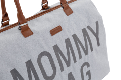 Mommy Bag Çanta, Kanvas Gri