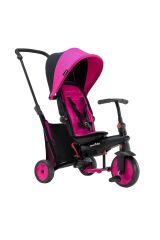 SmarTrike STR3 Plus 5’i 1 Arada Modüler Katlanabilir Bebek Arabası ve Üç Tekerlekli Bebek Bisikleti - Pink