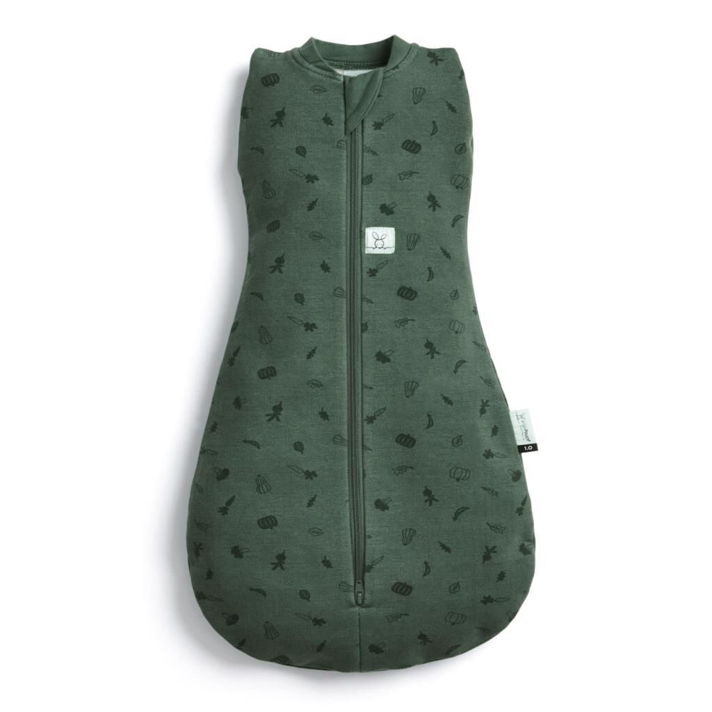Ergo Pouch Organik Pamuklu Kundak (1.0 TOG), Veggie Patch