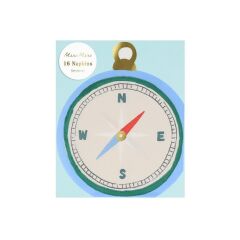 Meri Meri - Kamp Pusula Peçeteler - 16 Adet