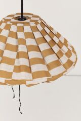Nobodioz Yumi Aydınlatma Şapkası, 50cm çap, Mustard Tiles