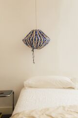 Nobodioz Yumi Aydınlatma Şapkası, 50cm çap, Blue Mustard Mosaic