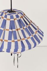 Nobodioz Yumi Aydınlatma Şapkası, 50cm çap, Blue Mustard Mosaic