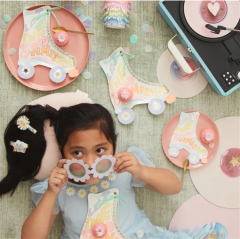 Meri Meri - Roller Skate Napkins - Paten Peçete - 16'Lı