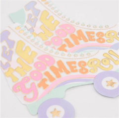 Meri Meri - Roller Skate Napkins - Paten Peçete - 16'Lı