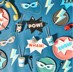 Meri Meri - Lightning Bolt Napkin - Şimşek Peçeteler - 16'Lı