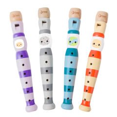 Classic World Ahşap Flüt - Turuncu