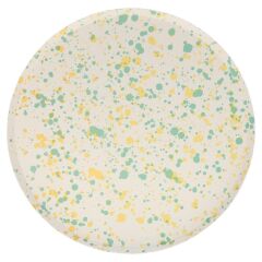 Meri Meri - Speckled Plates - Noktalı Tabaklar - L - 8'Li