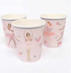 Meri Meri - Ballet Cups - Balerin Bardaklar - 8'Li
