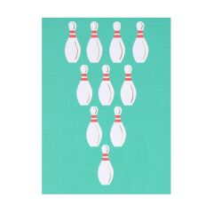 Meri Meri - Bowling Tebrik Kartı