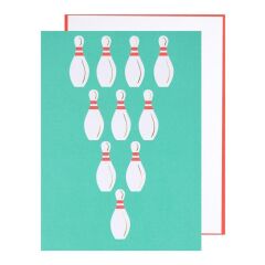 Meri Meri - Bowling Tebrik Kartı